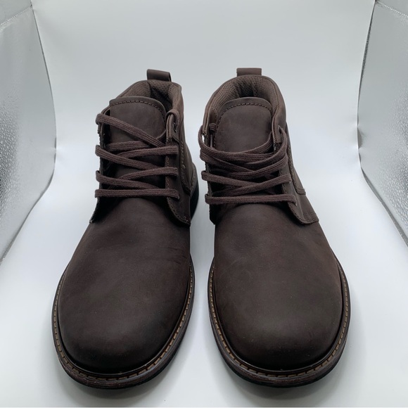 NWOB ECCO Men's Turn II waterproof Boot - Brown Nubuck Leather 43 US 9-9.5 12990 - Picture 2 of 10